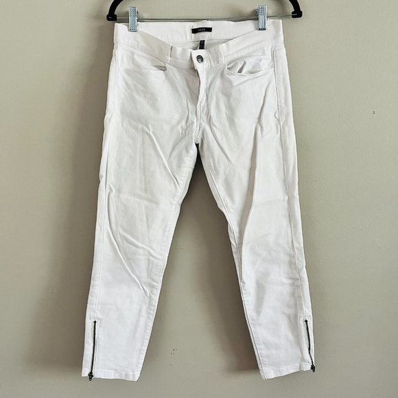 Jacob Mid-Rise Cropped Jeans with Zipper Opening at the Ankles, Size 27 - Picture 5 of 11
